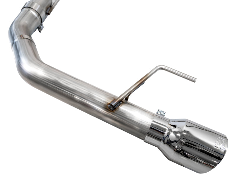 AWE 2024 Ford Mustang GT Fastback S650 RWD Track Edition Cat-Back Exhaust w/ Dual Chrome Silver Tips - 3020-32650