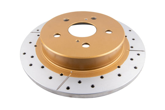 DBA 18-20 Toyota Camry (w/Electronic Parking Brake) Rear Drilled & Slotted Street Series Rotor - DBA2765X