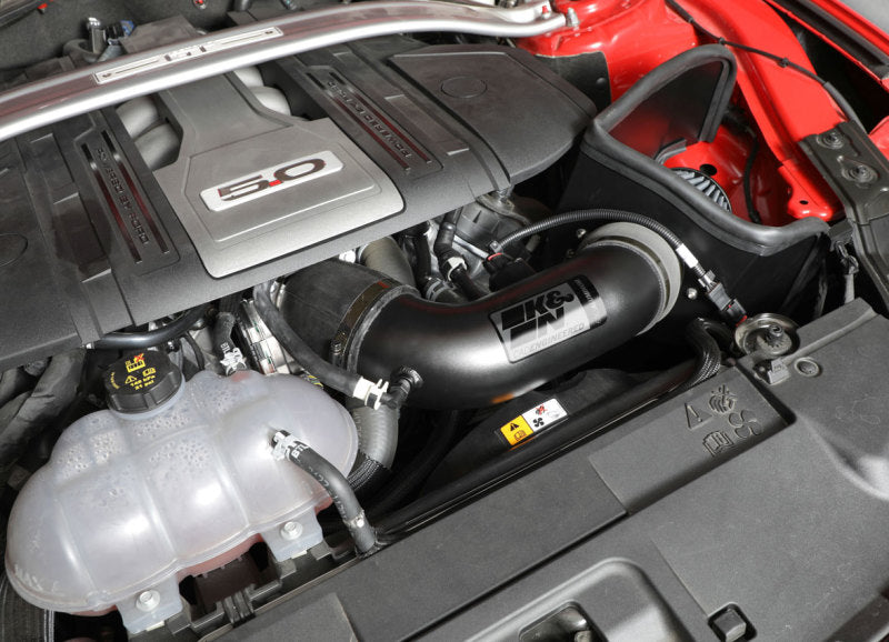 K&N 2018 Ford Mustang GT V8 5.0L F/I Performance Intake Kit - 71-3540