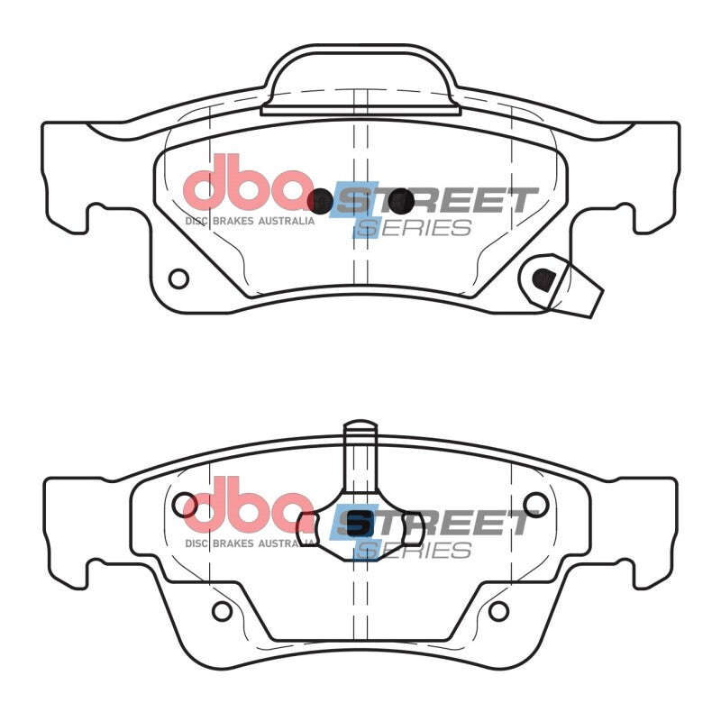 DBA 11-20 Dodge Durango (Solid Rear rotor) Street Series Rear Brake Pads - DB2217SS