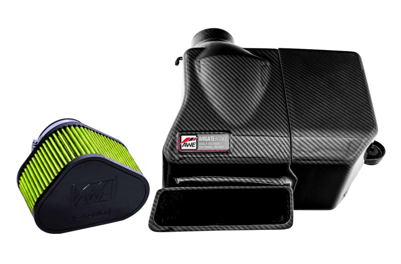 AWE Tuning Audi / Volkswagen MQB 1.8T/2.0T/Golf R Carbon Fiber AirGate Intake w/ Lid - 2660-15024
