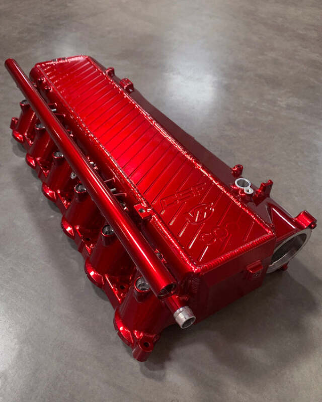 CSF BMW Gen 1 B58 Charge-Air-Cooler Manifold - Candy Apple Red - 8300CAR