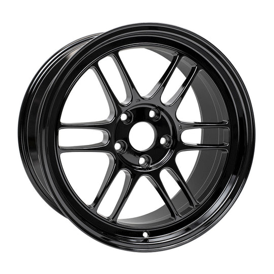 Enkei RPF1 18x9.5 5x114.3 38mm Offset 73mm Bore Gloss Black Wheel MOQ 40 - 3798956538GB