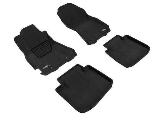 3D MAXpider 15-19 Subaru Legacy/ Outback Elegant 1st 2nd Row - Floor Mat Set (Black) - L1SB01304709
