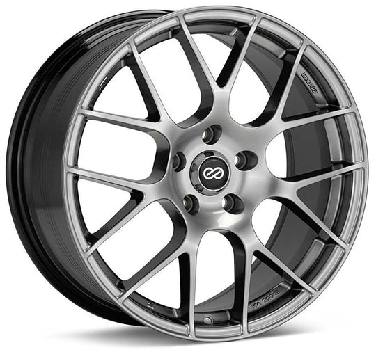 Enkei Raijin 18x9.5 35mm Offset 5x114.3 Bolt Pattern Hyper Silver Wheel - 467-895-6535HS