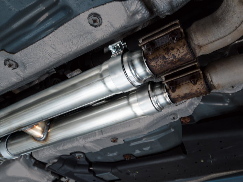 AWE Tuning 21-23 Ford Mustang Mach 1 SwitchPath Cat-Back Exhaust w/ Quad Chrome Silver Tips - 3025-42551