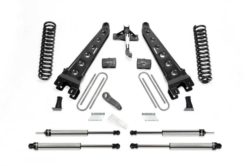 Fabtech 17-21 Ford F250/F350 4WD Gas 6in Rad Arm Sys w/Coils & Dlss Shks - K2256DL