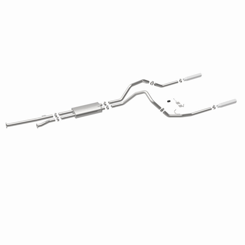 MagnaFlow 14 Toyota Tundra V8 4.6L/5.7L Stainless Cat Back Exhaust Dual Split Rear Exit - 15305
