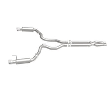 Load image into Gallery viewer, MagnaFlow Cat Back, SS, 3in, Competition, Dual Split Polished 4.5in Tips 2015 Ford Mustang GT V8 5.0 - 19101