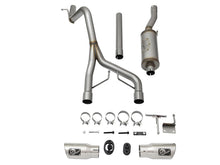 Load image into Gallery viewer, aFe Rebel Series CB 2.5in Dual Center Exit SS Exhaust w/ Polish Tip 07-15 Jeep Wrangler 3.6L/3.8L V6 - 49-48056-P