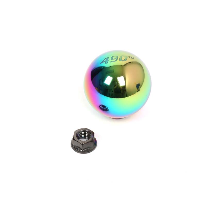 BLOX Racing V2 - 490 Limited Series Spherical Shift Knob 12X1.25 - Neo Chrome - BXAC-00242-NEO-V2