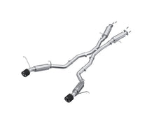Load image into Gallery viewer, MBRP 2012+ Jeep Grand Cherokee SRT 6.4L 3in Dual Rear Exit T304SS Catback Exhaust - CF Tips - S55253CF