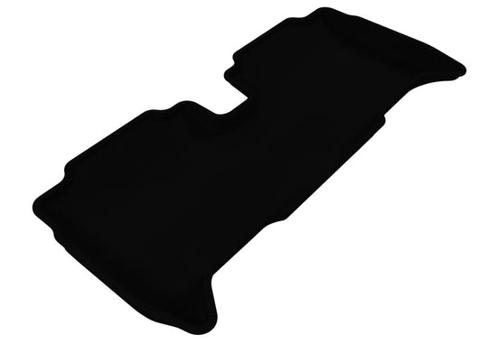 3D MAXpider 2007-2011 Toyota Yaris Sedan Kagu 2nd Row Floormats - Black - L1TY07221509