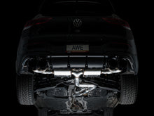 Load image into Gallery viewer, AWE Tuning MK8 Volkswagen Golf R 3in Touring Edition Quad Exhaust - Diamond Black Tips - 3015-43658
