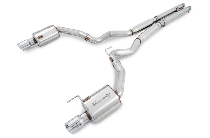 AWE Tuning S550 Mustang GT Cat-Back Exhaust - Touring Edition (Chrome Silver Tips) - 3015-32084