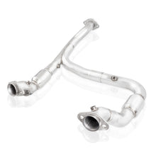Load image into Gallery viewer, Stainless Works 15-18 F-150 3.5L Downpipe 3in High-Flow Cats Y-Pipe Factory Connection - FT16ECODPCAT