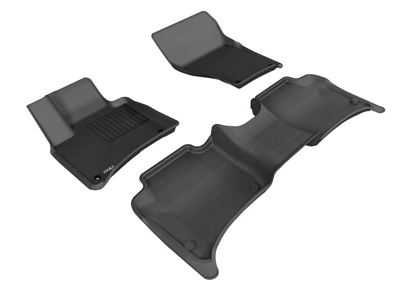 3D MAXpider 11-17 Volkswagen Touareg Kagu Black Full Set - L1VW05401509