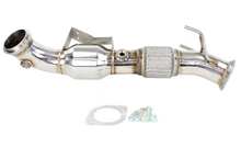 Load image into Gallery viewer, Invidia 13+ Ford Focus ST Down Pipe w/ High Flow Cat - HS13FFSDPC