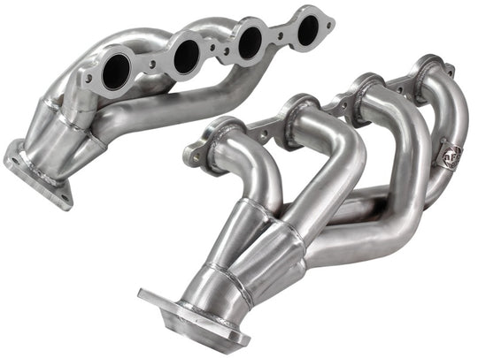 aFe Power Twisted Steel Headers 409 Stainless Steel 02-13 GM Silverado/Sierra 1500 V8 GMT800/GMT900 - 48-44001
