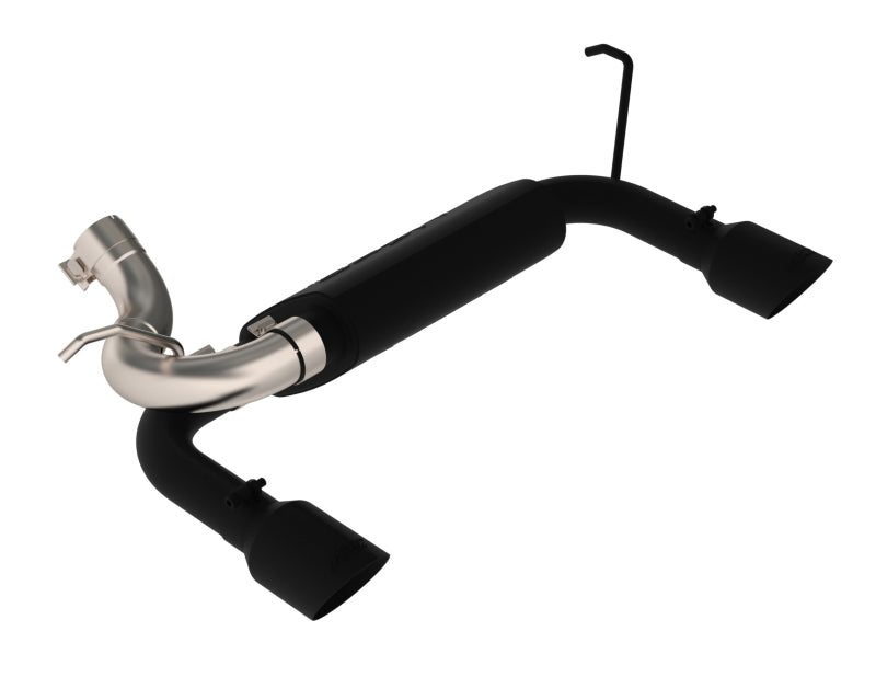 MBRP 07-14 Jeep Wrangler/Rubicon 3.6L/3.8L V6 Axle-Back Dual Rear Exit Black Performance Exhaust Sys - S5528BLK