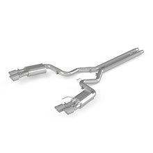 Load image into Gallery viewer, MBRP 18-19 Ford Mustang GT 5.0 3in Dual Split Rear Cat Back w/ Quad 4.0in Dual Wall Tips- T304 - S7205304