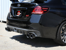 Load image into Gallery viewer, aFe Subaru WRX/STi 15-21 H4-2.0/2.5L Takeda 3in to 2-1/2in Stainless Cat-Back Exhaust w/ Black Tip - 49-36810-B