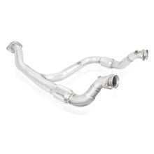 Load image into Gallery viewer, Stainless Works 15-18 F-150 3.5L Downpipe 3in High-Flow Cats Y-Pipe Factory Connection - FT16ECODPCAT