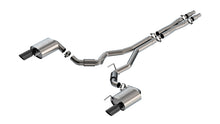 Load image into Gallery viewer, Borla 2024 Ford Mustang GT 5.0L V8 w/o Active Exhaust S-Type Cat-Back Exhaust System - Black Chrome - 140960BC