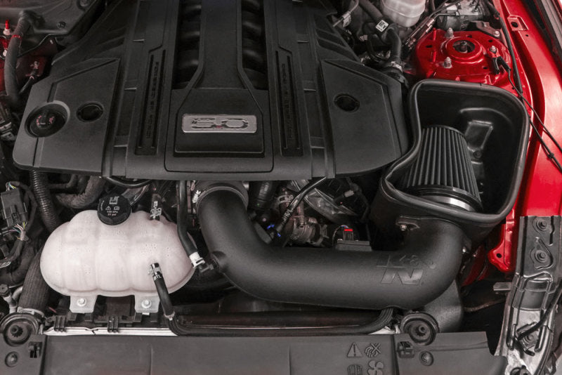 K&N 18-23 Ford Mustang GT 5.0L V8 F/I DRYFLOW Performance Air Intake System - 30-2605
