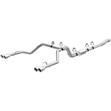 Load image into Gallery viewer, MagnaFlow 2019 Chevrolet Silverado 1500 Quad Exit Polished Stainless Cat-Back Exhaust - 19489