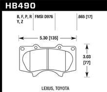 Load image into Gallery viewer, Hawk Super Duty Street Brake Pads - HB490P.665