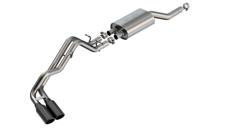 Borla 2024+ Ford Ranger XLT S Type Catback System - Black Chrome - 140975BC