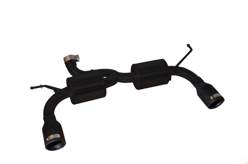 Injen 07-17 Jeep Wrangler JK 3.6L/3.8L 63mm Stealth Black Axle-back Exhaust w/ 4in Black Tips - SES5004BLK