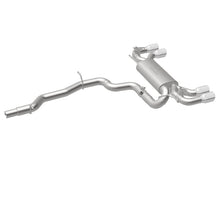 Load image into Gallery viewer, MagnaFlow Sys C/B 2015-2017 Volkswagen Golf R 3in Polished SS Quad Tip Split Rear Exit - 19165