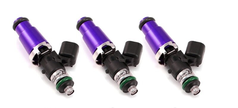 Injector Dynamics 2600-XDS Injectors - 60mm Length - 14mm Top - 14mm Lower O-Ring (Set of 3) - 2600.60.14.14.3