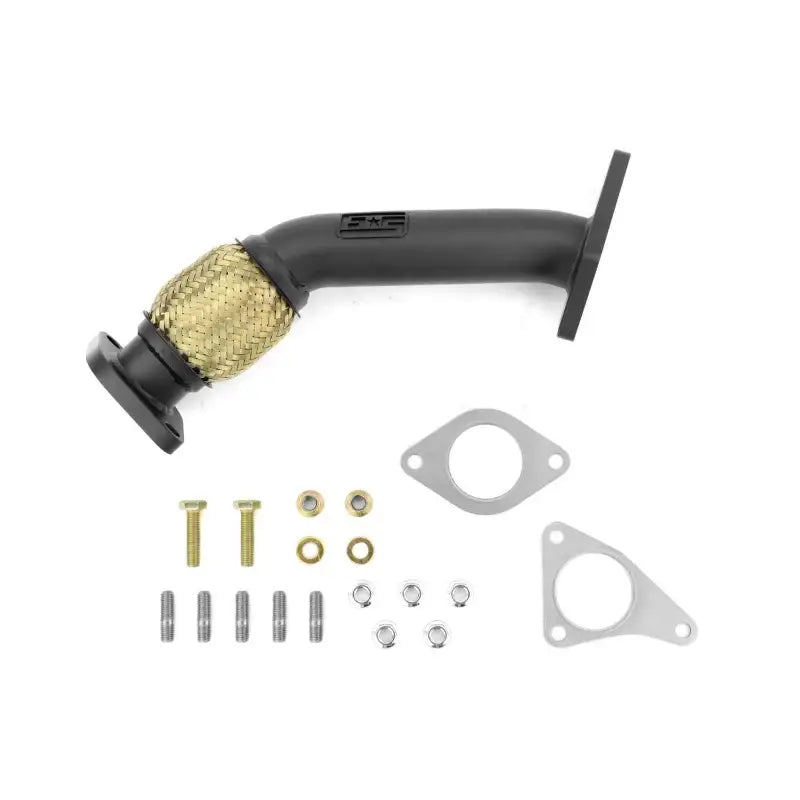 GrimmSpeed 04-21 Subaru STI EJ25 2 Bolt Up-Pipe - Black Ceramic Coated - GRM.1099.1.BLK