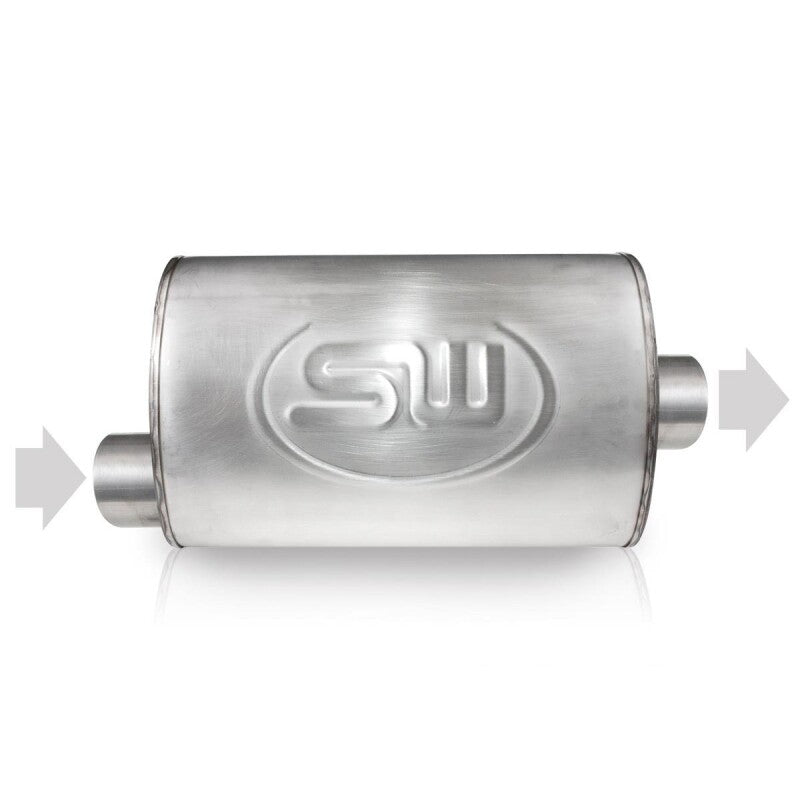 Stainless Works 2.5in ID OFFSET INLET/ 2.5in OD CENTER OUTLET 5inX9in - TM5S25O25C