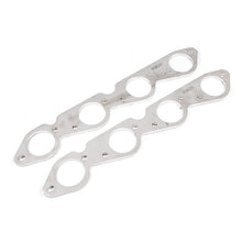 Load image into Gallery viewer, Stainless Works Big Block Chevy Round Port Header 304SS Exhaust Flanges 2-1/4in Primaries - HFBBC225