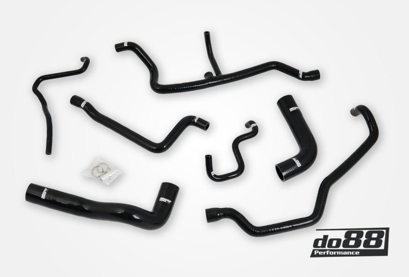 do88 91-96 BMW 525i/525ix (E34) Coolant Hoses - Black - DO88-KIT221S