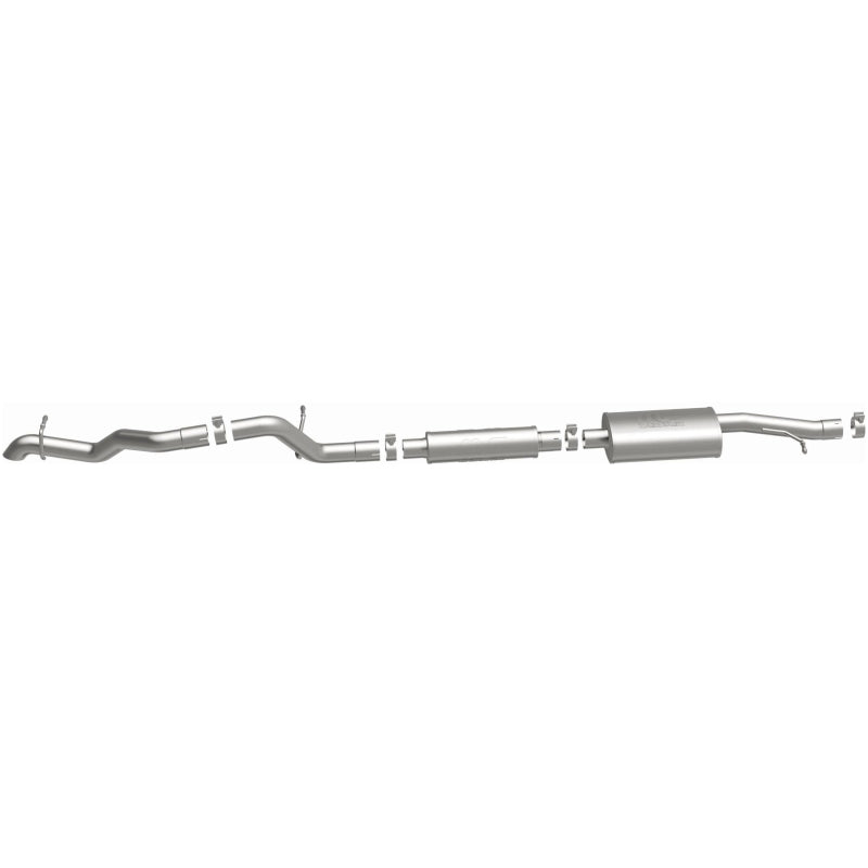 MagnaFlow 12-18 Jeep Wrangler 2.5in Overland Series Cat-Back Exhaust - 19539
