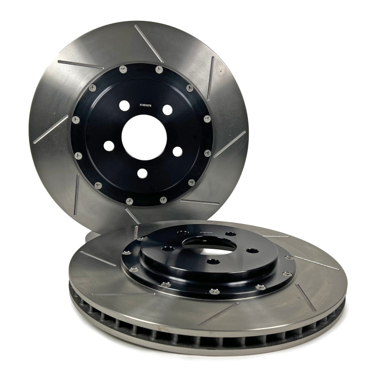 Baer Brakes 24-25 Ford Mustang EradiSpeed+ Rear 2-piece Performance Slotted Brake Rotors - 2262031-1