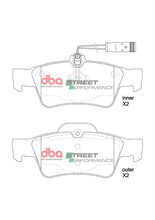 Load image into Gallery viewer, DBA 03-14 Mercedes-Benz CL500 SP Performance Rear Brake Pads - DB1657SP