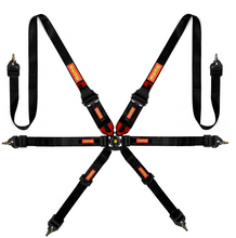 Load image into Gallery viewer, Momo Int. Camlock 6pt Clip In Restraint-Black - MO1255120002