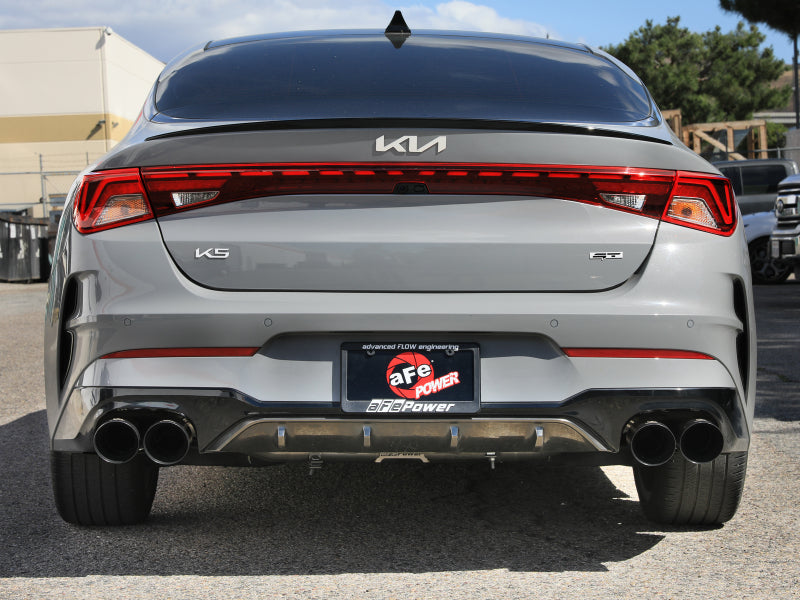 aFe Takeda 21-24 Kia K5 GT L4-2.5L (t) SS Axle-Back Exhaust System w/ Black Tips - 49-37043-B