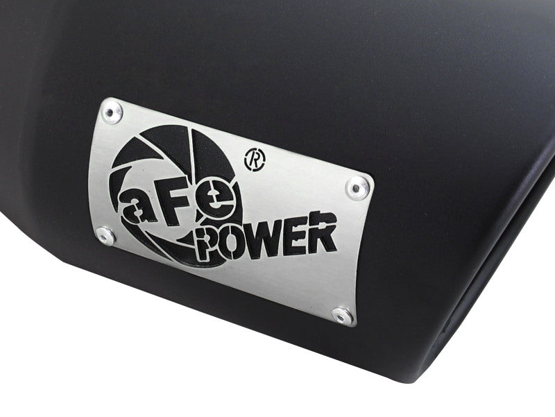aFe Diesel Exhaust Tip Bolt On Black 4in Inlet x 6in Outlet x 12in - 49T40601-B12
