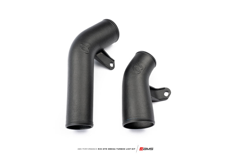 AMS Performance 2009+ Nissan GTR R35 OMEGA Turbo Kit 3in Lower Intercooler Pipes (OMEGA 11) - ALP.07.14.0021-1