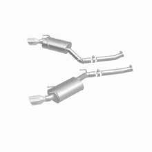 Load image into Gallery viewer, MagnaFlow Axle-Back Stainless Dual Split 4in Polished Tips 10-15 Chevrolet Camaro Convert. 3.6L V6 - 15354