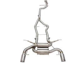 aFe MACHForce XP SS-304 Polish Tip 3.0in-2.5in Dia Cat Back Exhaust 11-13 BMW 335i (E90/E92) 3.0L - 49-36328-P