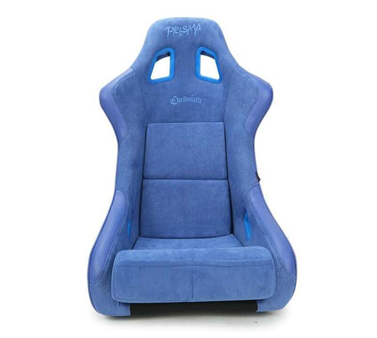 NRG FRP Bucket Seat (Medium) Prisma-Chromatic Royal Blue Vegan Suede w/ Chameleon Back - FRP-303RBL-CHRMTC