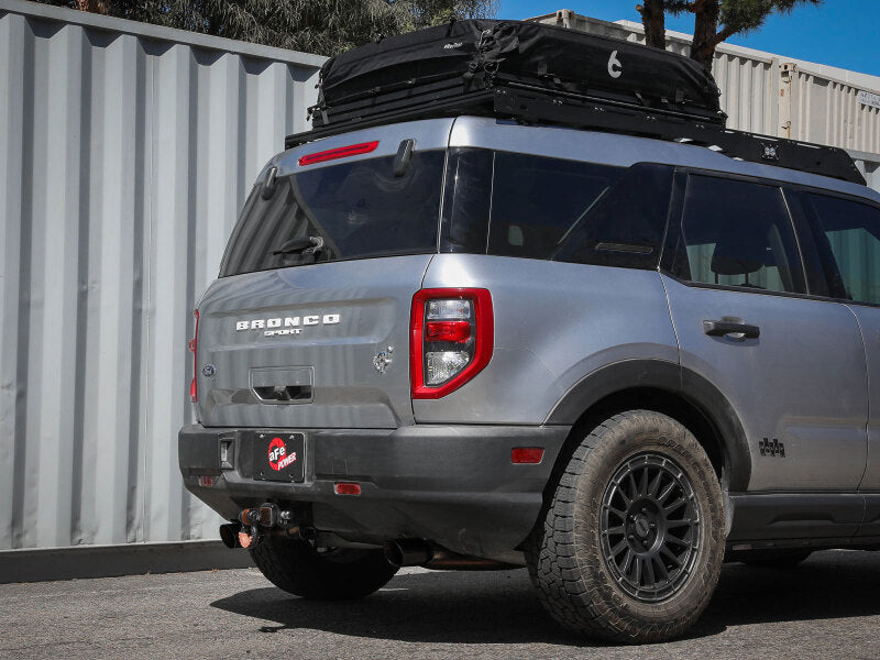 aFe Ford Bronco Sport 21-22 L3-1.5L (t)/L4-2.0L (t) Vulcan Cat-Back Exhaust System- Black Tips - 49-33142-B